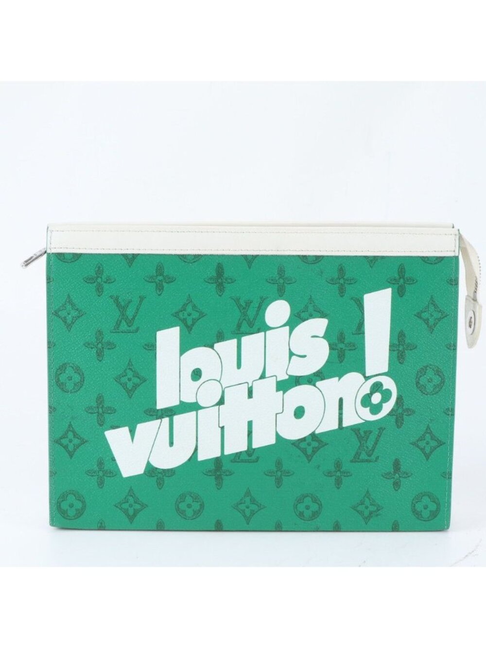 Louis Vuitton Everyday LV Pochette Voyage MM Leather Second Bag